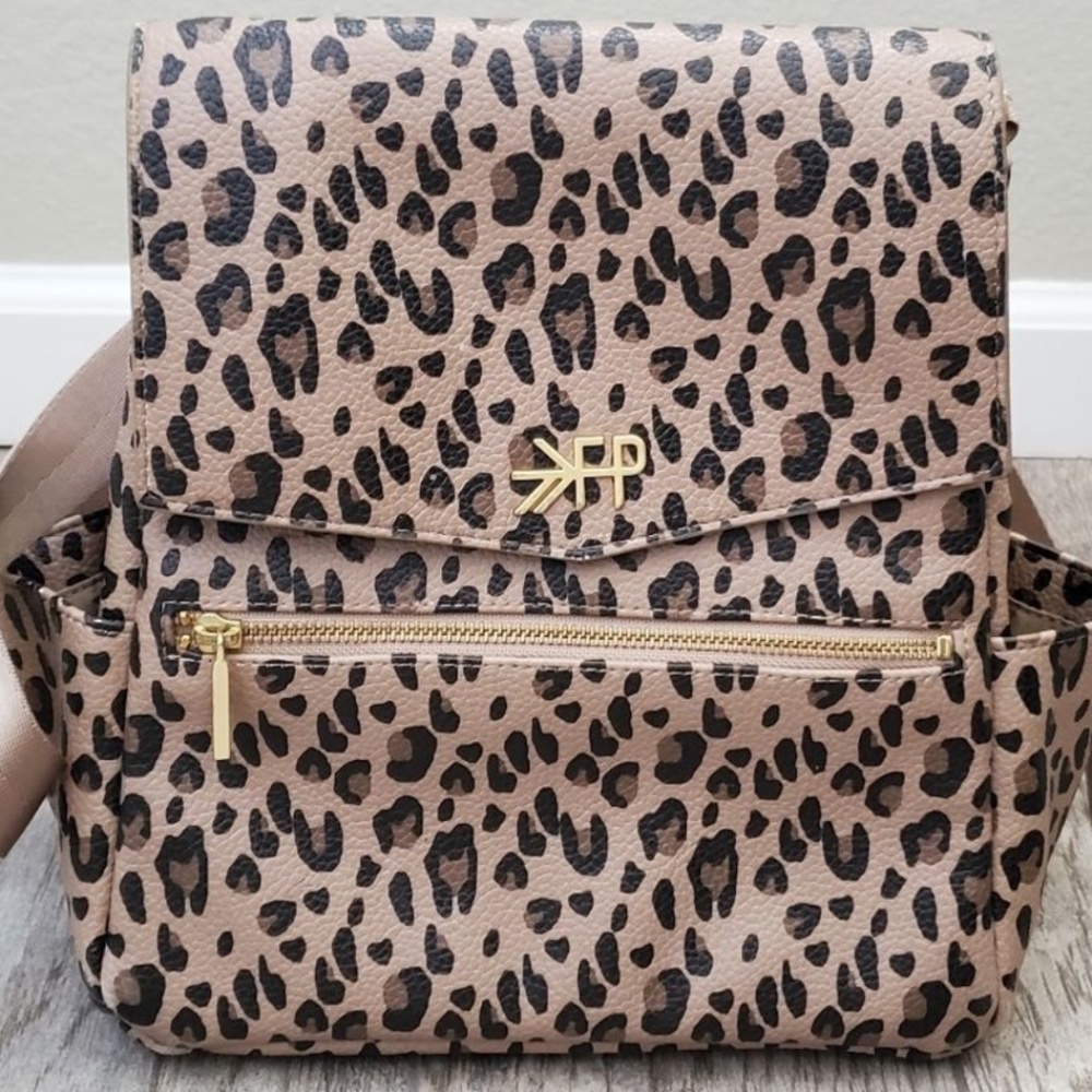 Freshly Picked diaper bag backpack leopard